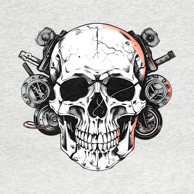 Garage Skull Design by ragil_studio